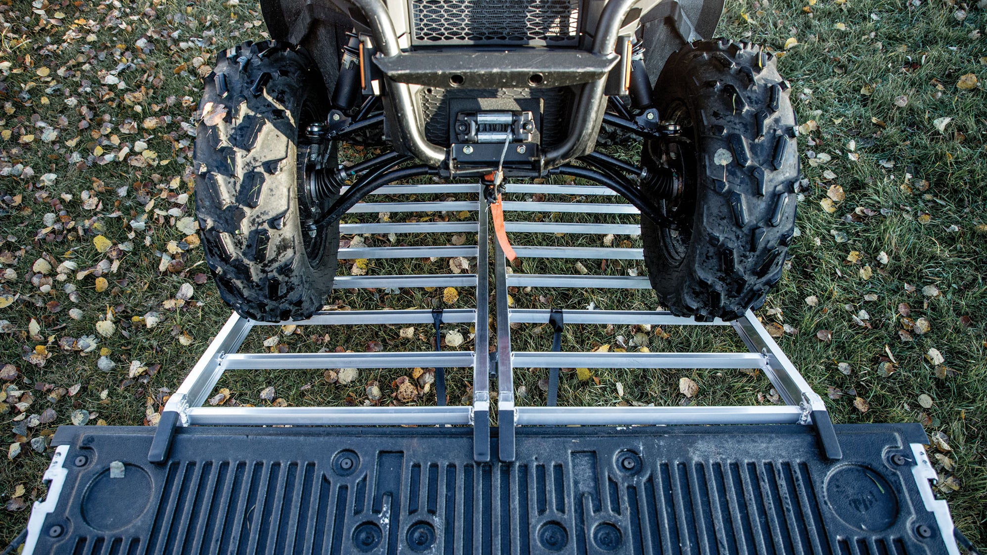 Atv Ramp Kit YUTRAX 69” Bi-Fold Ramp, Aluminum Bi-Fold Ramp, 1250 lb. Capacity ...