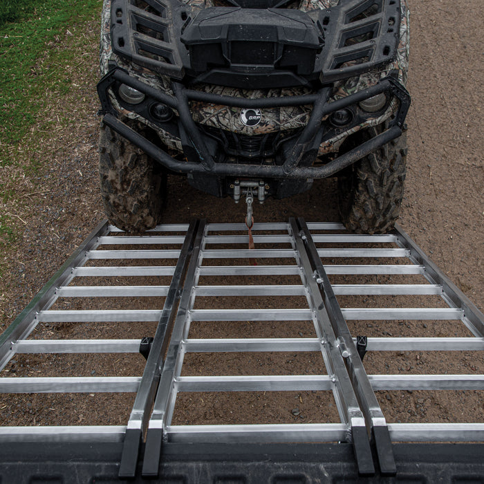 YUTRAX 69” Tri-Fold Ramp, Aluminum Tri-Fold Ramp, 1750 lb. Capacity ...