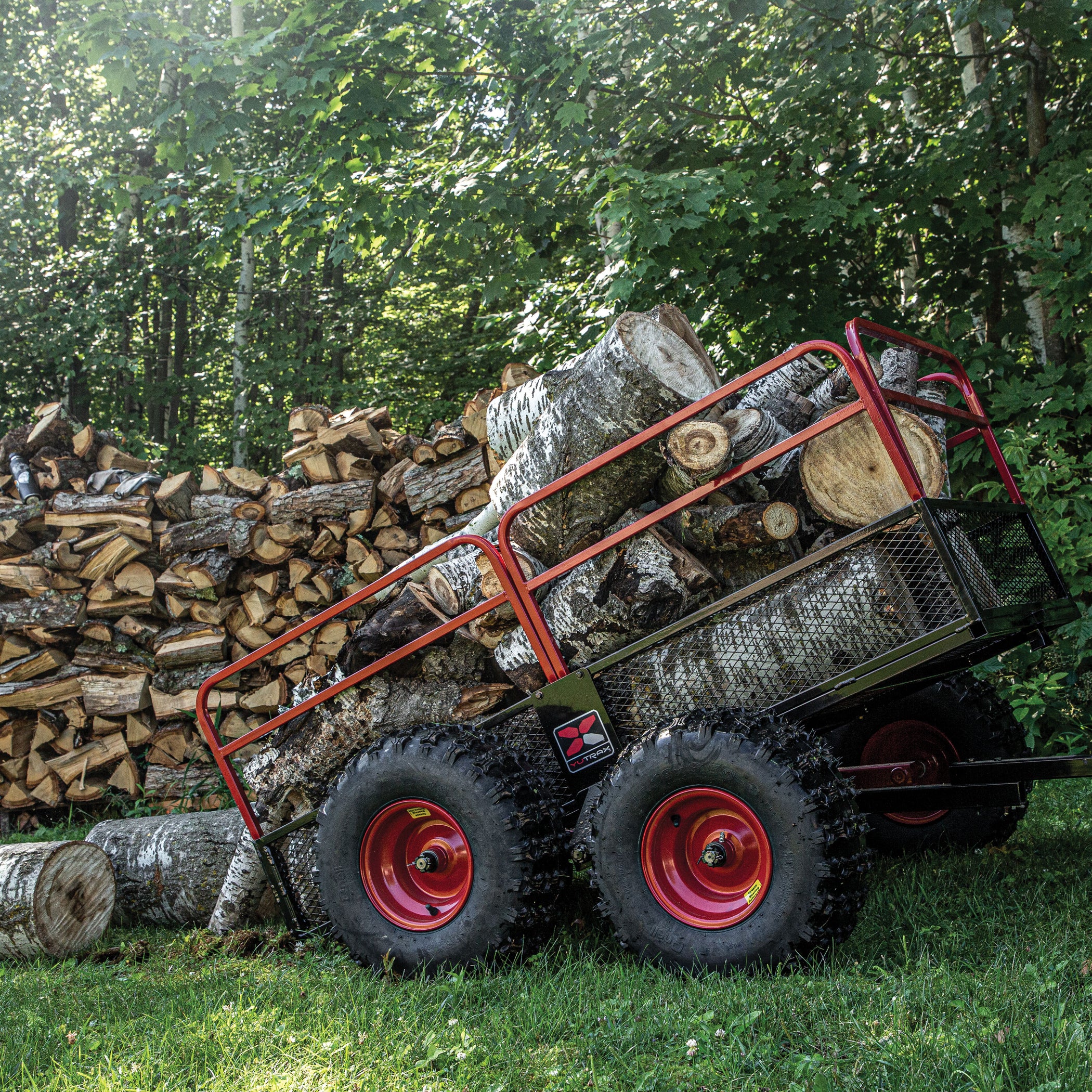 YUTRAX X4 Trailer, Heavy-Duty ATV Trailer, 1250 lb. Load Capacity ...