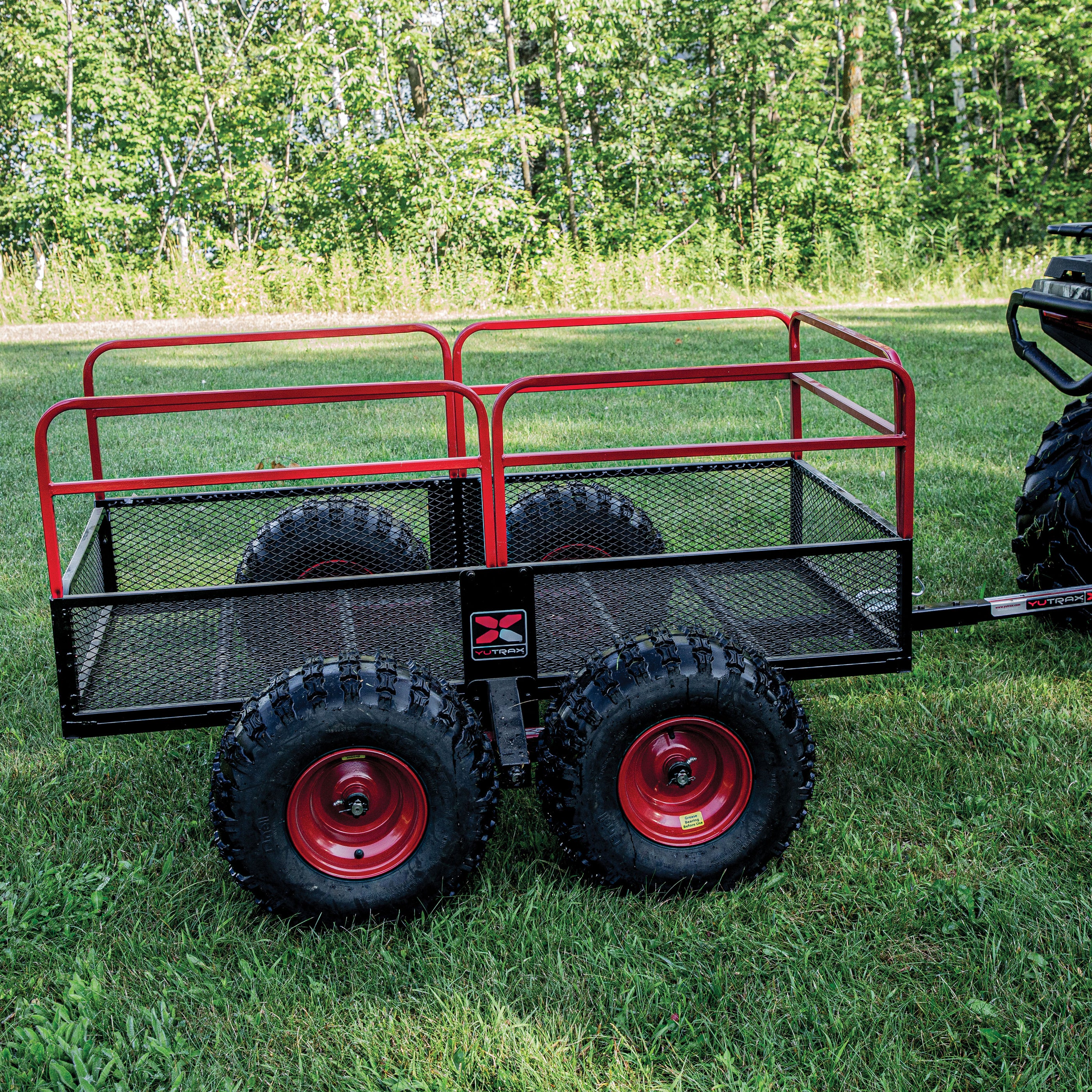 YUTRAX X4 Trailer, Heavy-Duty ATV Trailer, 1250 lb. Load Capacity ...