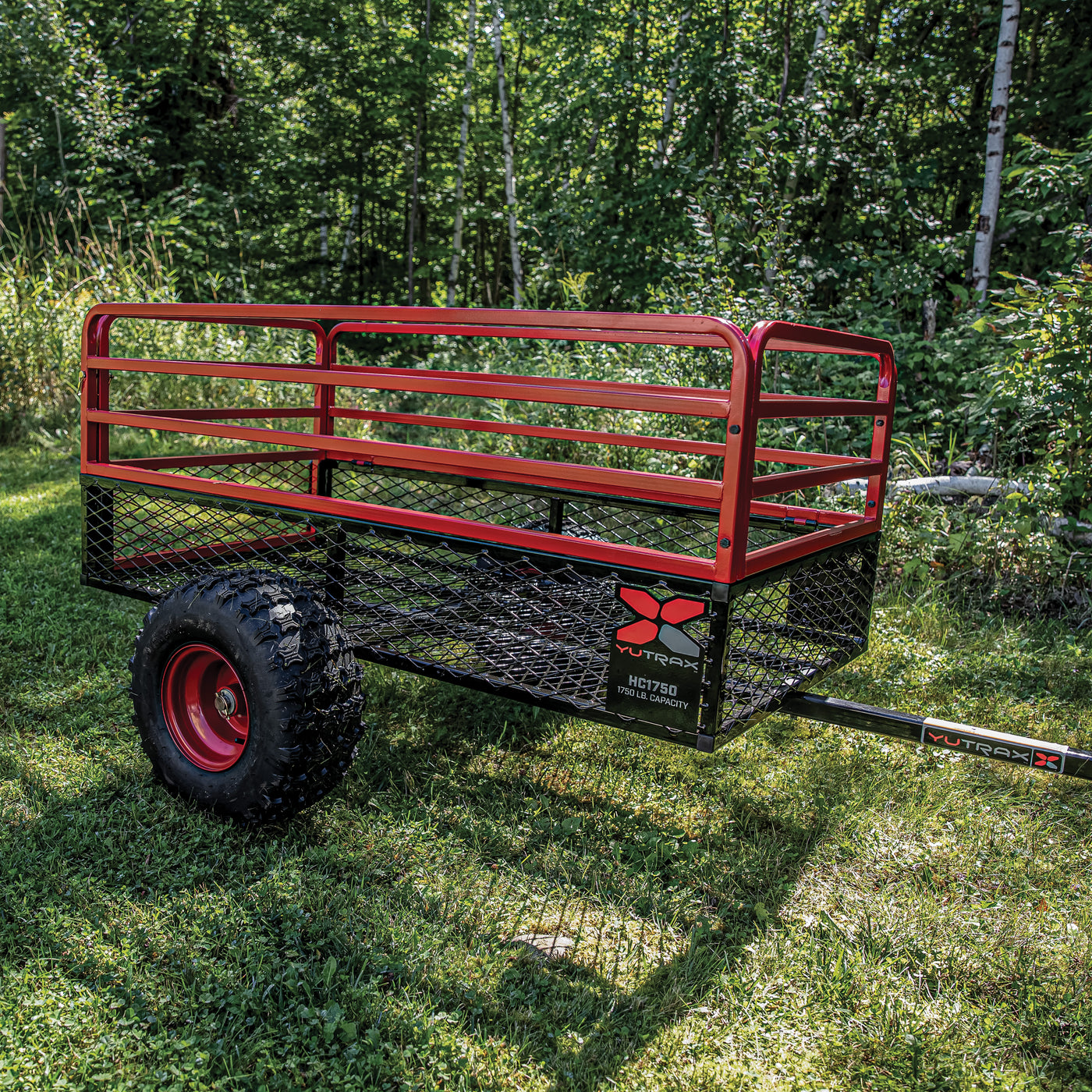 YUTRAX HC1750 Trailer, HeavyDuty Trailer, 1750 lb. Load Capacity