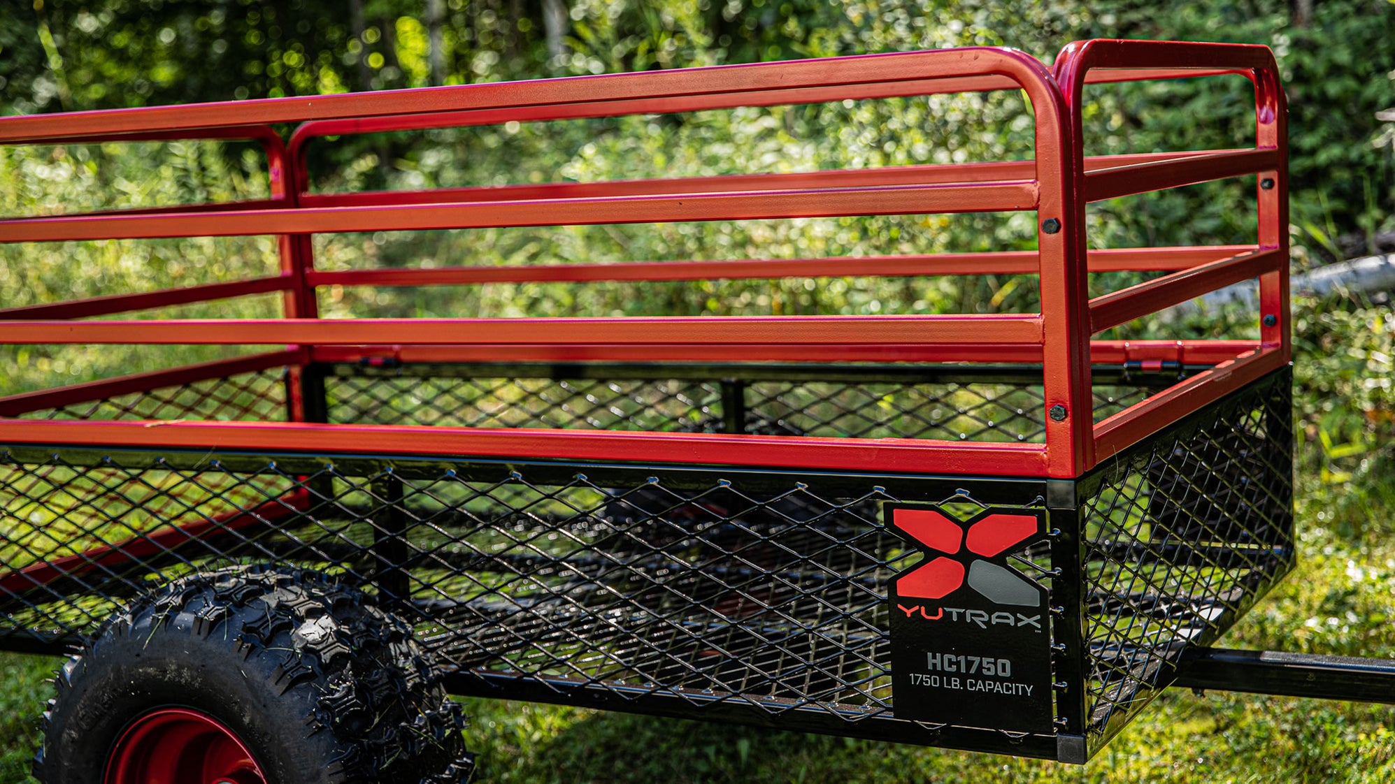 YUTRAX HC1750 Trailer, HeavyDuty Trailer, 1750 lb. Load Capacity