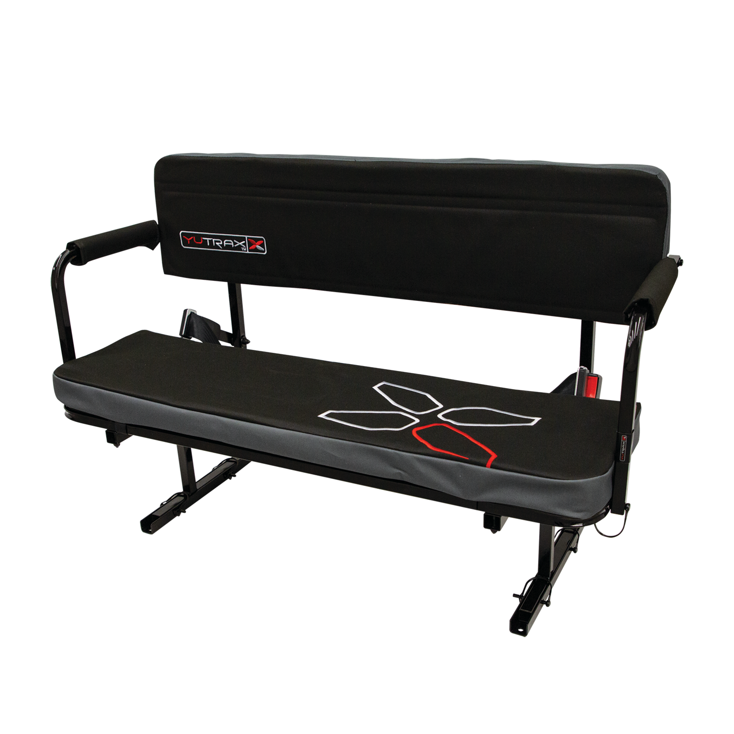 YUTRAX Universal Mount UTV Jump Seat, UTV Accessory, Increase Seating Capacity, HeavyDuty Steel