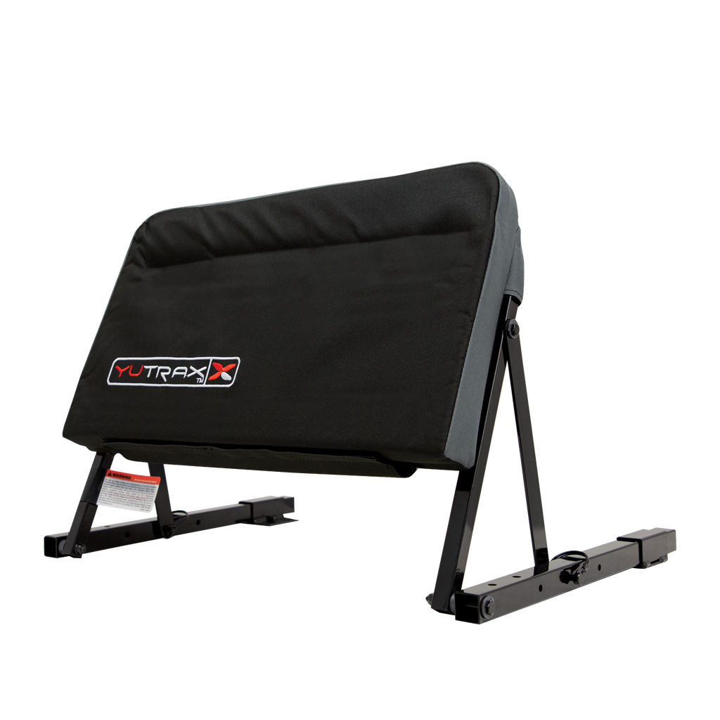 YUTRAX Universal Mount ATV Backrest, Heavy-Duty Steel Seat Frame